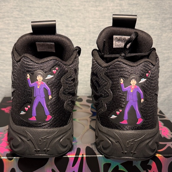 Men’s Puma LaMelo MB.04 "Reflections" basketball shoes in black-ravish 9.5 - Picture 8 of 17